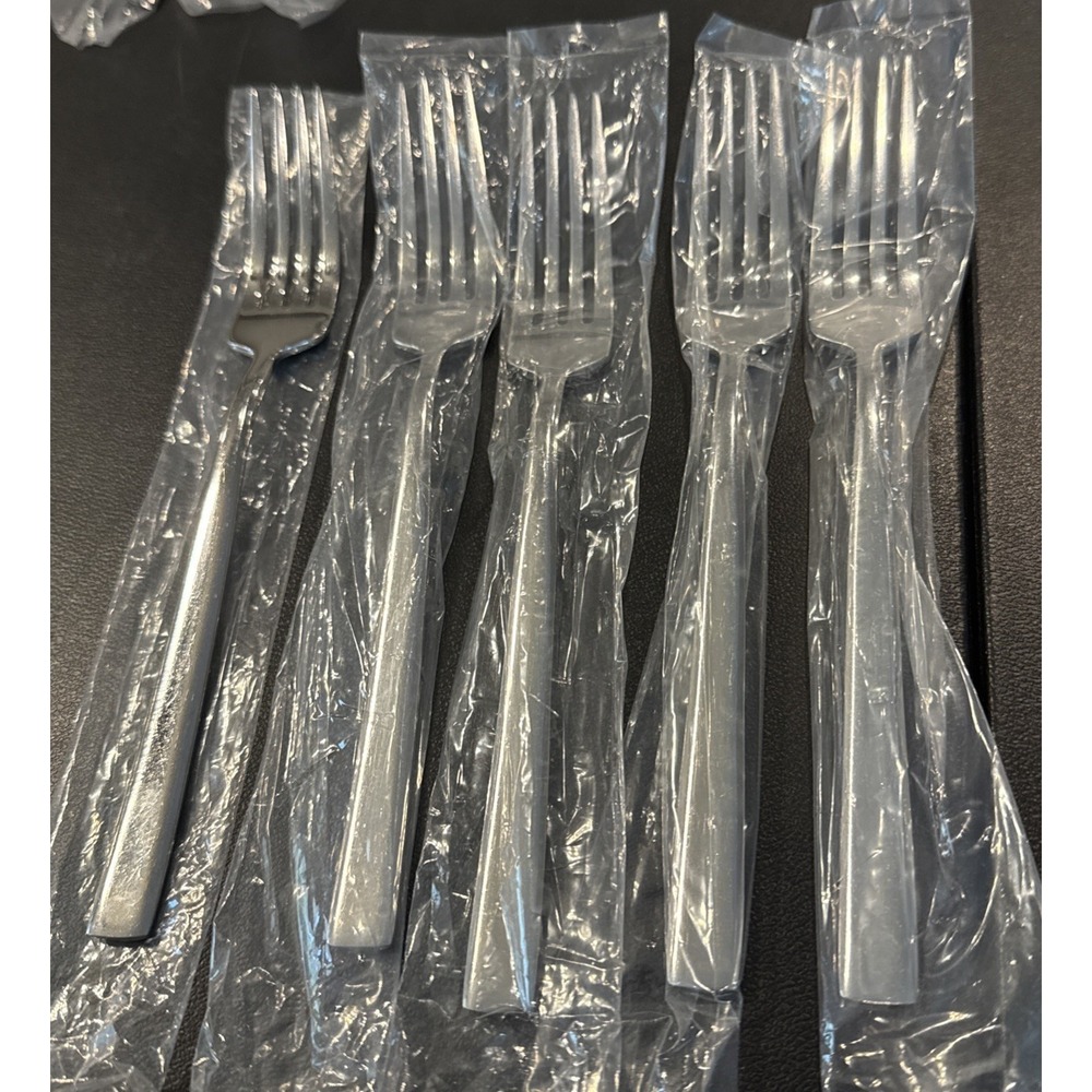 Reed & Barton Cole Dinner Fork Forks 18/10 Stainless Steel Flatware Set Of 5 NEW